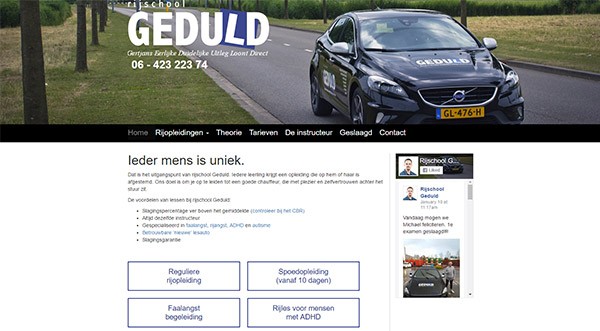 Rijschool Geduld